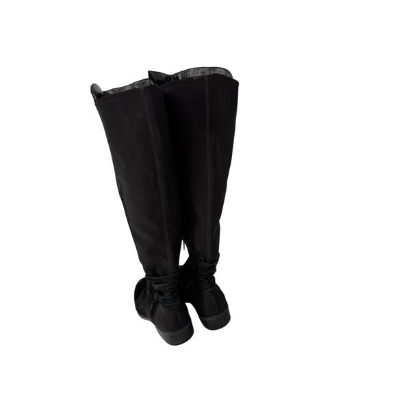 Vince Camuto Pauletta Knee High Suede Boots Size 8M Riding Equestrian Black - Picture 4 of 12